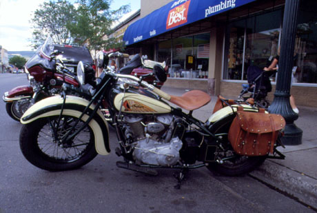 Photo of Old Classic Indian Motor Cycle